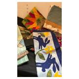 Handmade Easter pillowcase, placemats, napkin, unfinished pieces and more