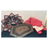 Handmade quilted pieces - one is a casserole holder