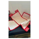 Handmade quilted pieces - one is a casserole holder