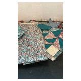 Material and pieces for unfinished quilting project