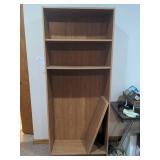 Laminate bookshelf 30x72x12