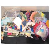 Tub of cotton scraps