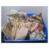 Calico remnants and scraps