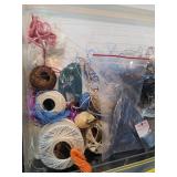 Embroidery floss and Beads