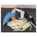Mini glue guns and glue sticks