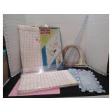 Sewing cutting mats and Quilting rulers