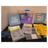 Plastic stencil plates