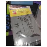 Plastic stencil plates