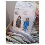 Box of XXL clothing patterns