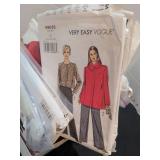 Box of XXL clothing patterns Lot 2