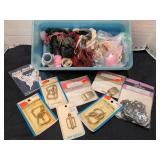 Embroidery floss and buckles