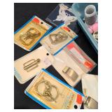 Embroidery floss and buckles