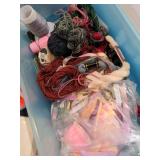 Embroidery floss and buckles