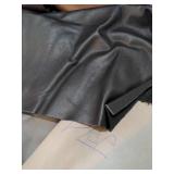 Leather scraps in tub, Walnut Hollow Heat Tool