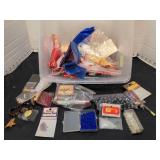 Assorted beads, trim, sequins and more