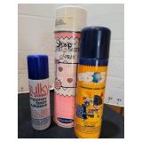 Fabric spray adhesives