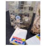 Assorted craft supplies