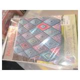 Craft patterns, leather scrap and organizers