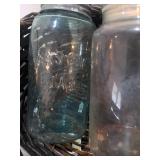 Jars, marbles basket and wind chimes