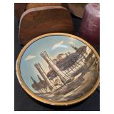 Home decor, book, tins