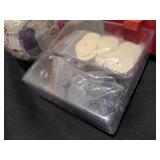 Buttons in tape office supplies and plastic buckles