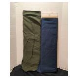 Fabric bolts green and blue lot 3