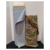 Fabric bolts - batik and blue linen lot 4