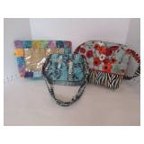Quilted crossbody purses and storage bag