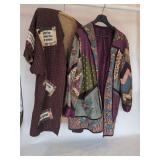 Handmade quilted house coats