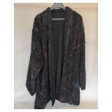 Heavy XXXL woven cardigan