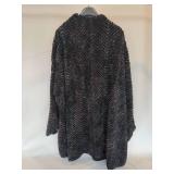 Heavy XXXL woven cardigan