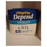 Depends Undergarments WITH Elastic Leg