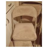 4 Folding Chairs.  Nice!  Padded