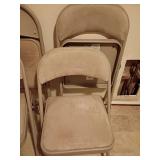 4 Folding Chairs.  Nice!  Padded