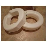 Shower Chair with 2 Toilet Risers