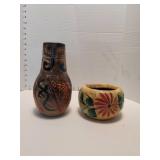 Vintage Mexican pots or planters