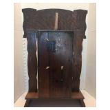 E. Ingraham "Atlantic" oak kitchen mantel clock late 1900