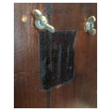 E. Ingraham "Atlantic" oak kitchen mantel clock late 1900