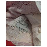 Mae Hembree Custom Made China Head Doll in Red Velvet