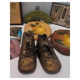 Vintage assortment of postcards and kitsch