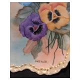 8 hand painted decorative plates