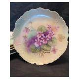 8 hand painted decorative plates