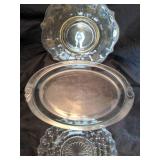 Depression Glass Plate Collection
