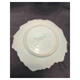 Uranium Anchor Hawking Block Optic, Fire-King jadeite, Japanese plate