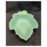 Uranium Anchor Hawking Block Optic, Fire-King jadeite, Japanese plate