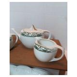 Mixed Floral Tea Service Set