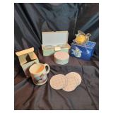 Bric-a-brac with boxes