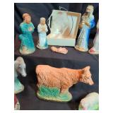 Nativity Scene Set and misc. Christmas
