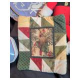 Christmas Snowman Box and Cardinal Quilt potholder + more