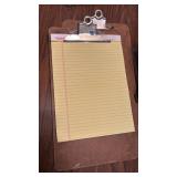 Fabric Box and Wooden Clipboard